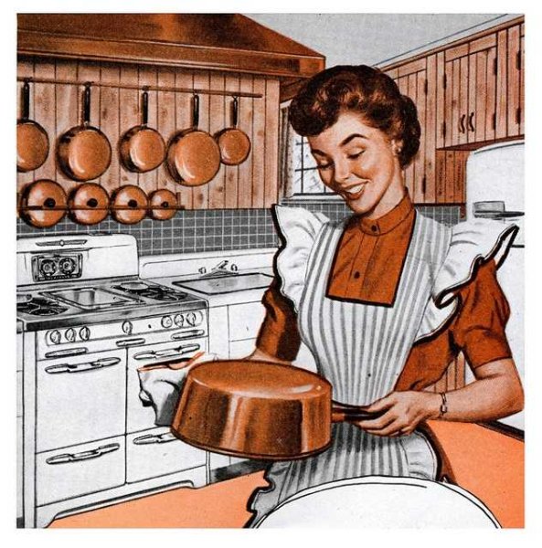 Домохозяйка 60-х