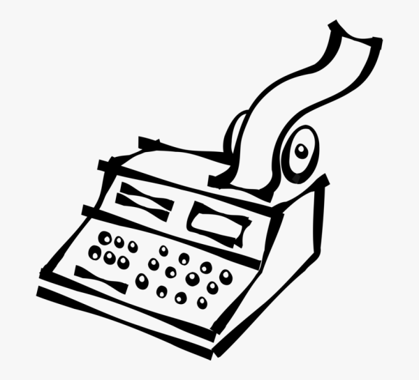 Раскраска кассовый аппарат