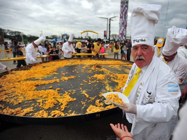 Самый большой омлет