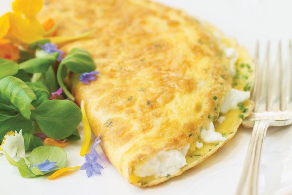 Омлет с ветчиной