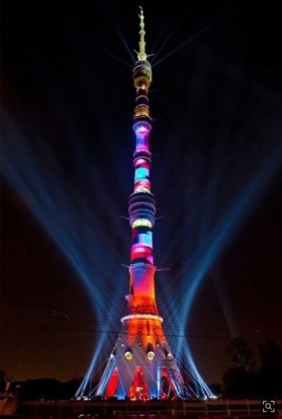 Останкинская телебашня 540 метров