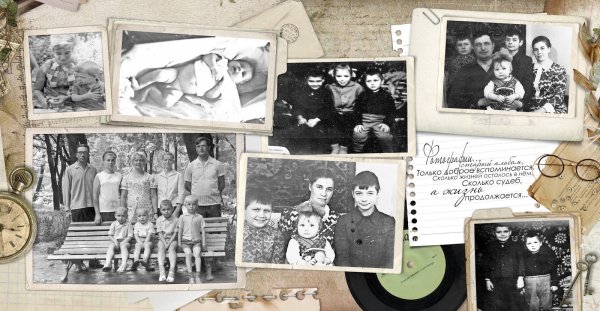 Семейные фотоальбомы на юбилей