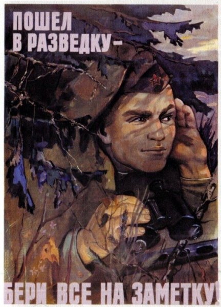 Советская разведка плакаты