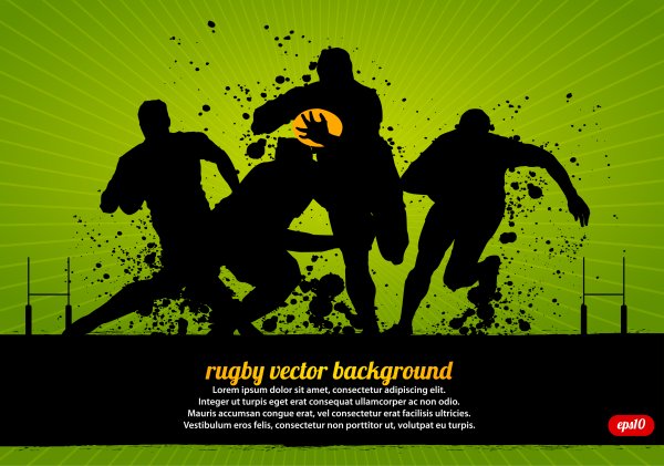 Регби вектор