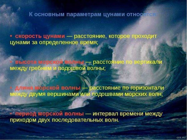 ЦУНАМИ это ОБЖ