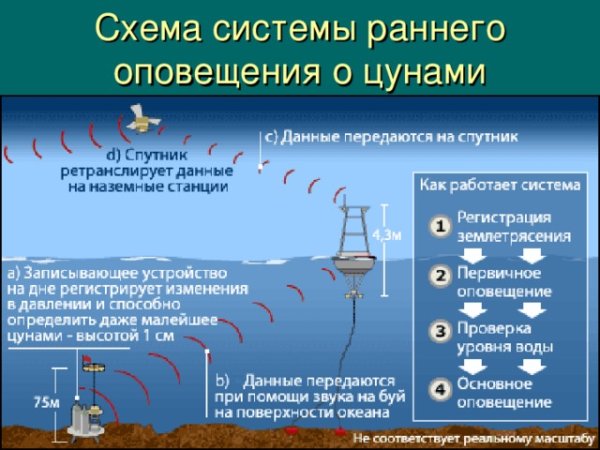 Системы предупреждения и оповещения при ЦУНАМИ