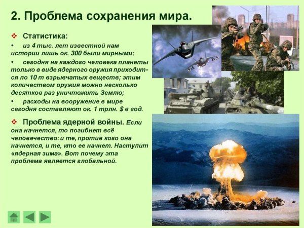 Глобальная проблема сохранения мира