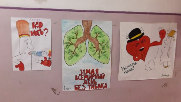 День без табака плакат