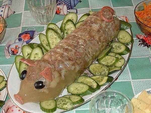 Поросенок из холодца