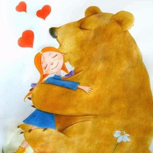 Девочка и медведь