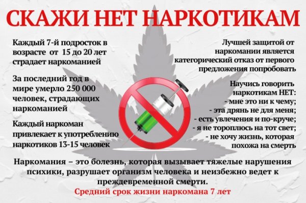Профилактика наркомании