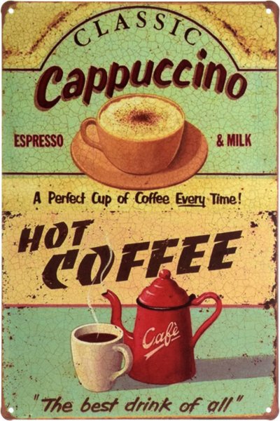 Ретро Постер кофе