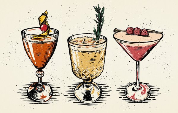 Коктейль для срисовки