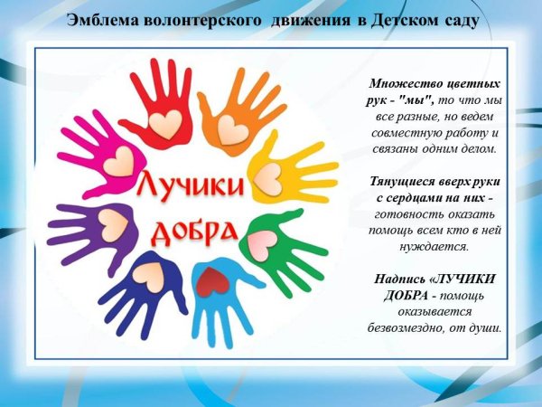 Волонтерство в детском саду