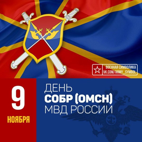 9 Ноября день специального отряда быстрого реагирования МВД РФ