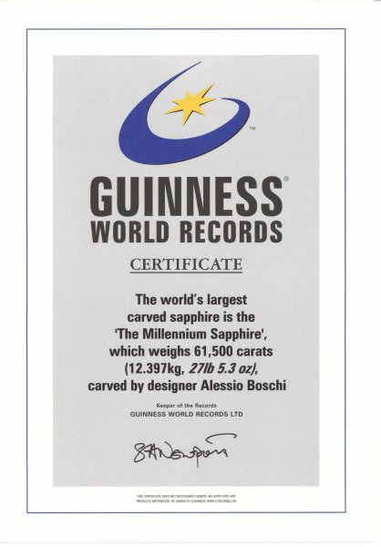 Диплом книги рекордов Гиннесса