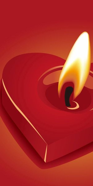 Свечки сердечки