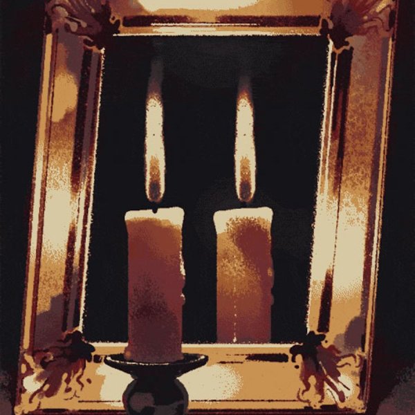 Свечи в подсвечниках гифк