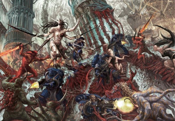 Вархаммер 40000 демоны хаоса