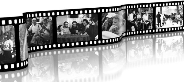 Кинопленка с кадрами из фильмов