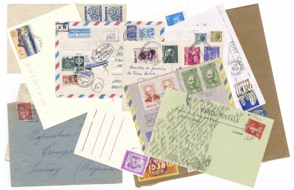 Туристические открытки письма