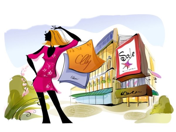 Композиция на тему шоппинг