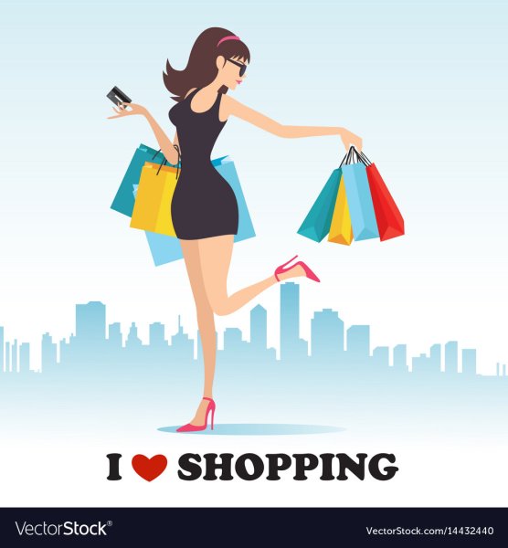 Шоппинг надпись