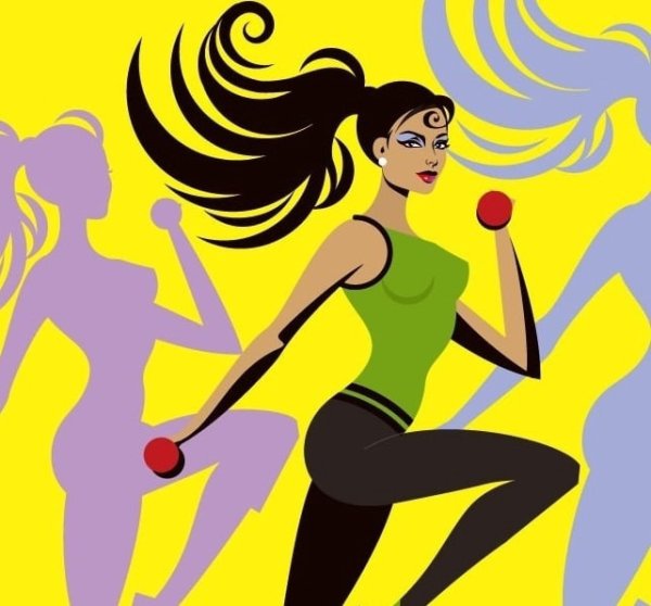 Картина аэробика