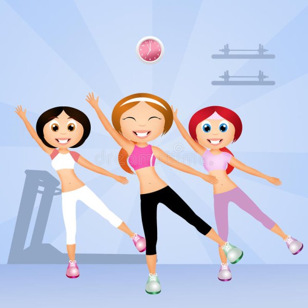 Аэробика рисунок