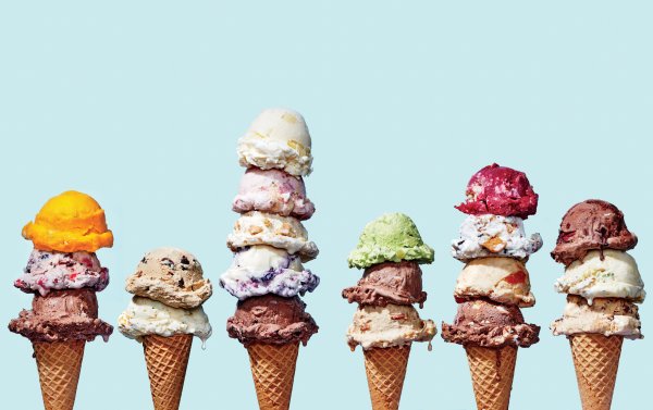 Вкусы мороженого