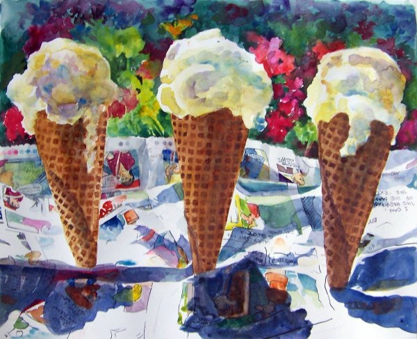 Иллюстрация мороженого