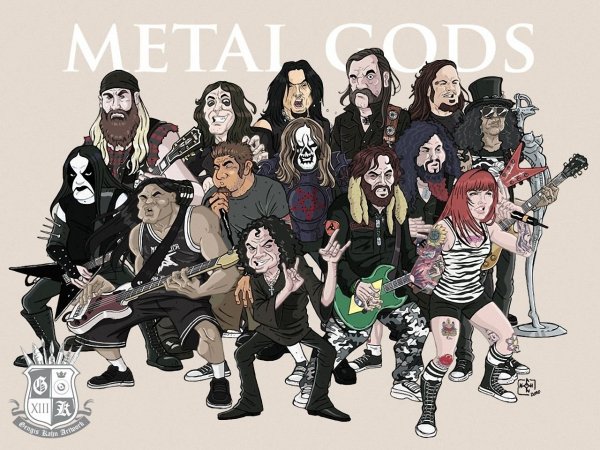 Хеви метал группы арт