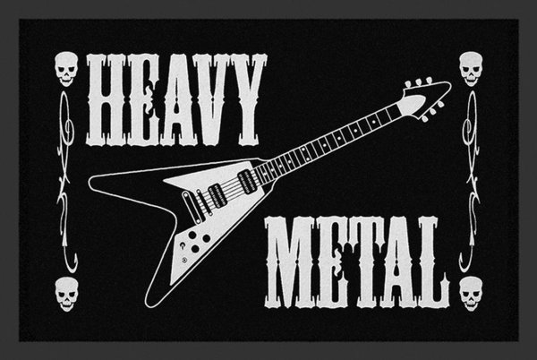 Хеви металл надпись