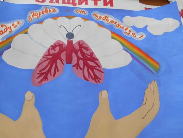 Плакат борьба с туберкулезом