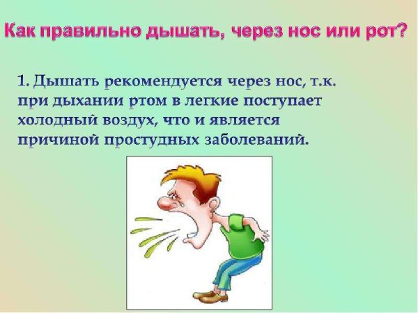 Береги свои лёгкие 4 класс