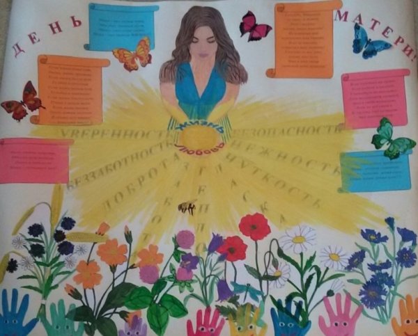 Плакат ко Дню матери