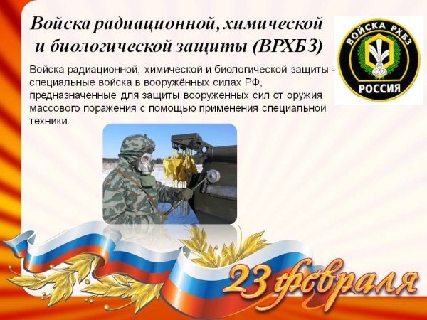 Поздравление с днем радиационной химической защиты войск