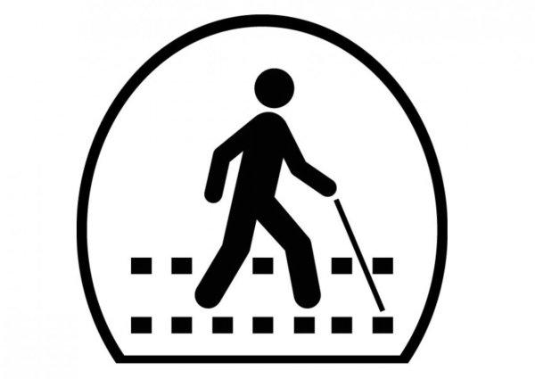 Знак белой трости