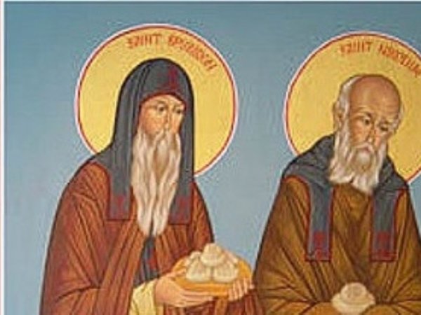 Преподобные Спиридон и Никодим