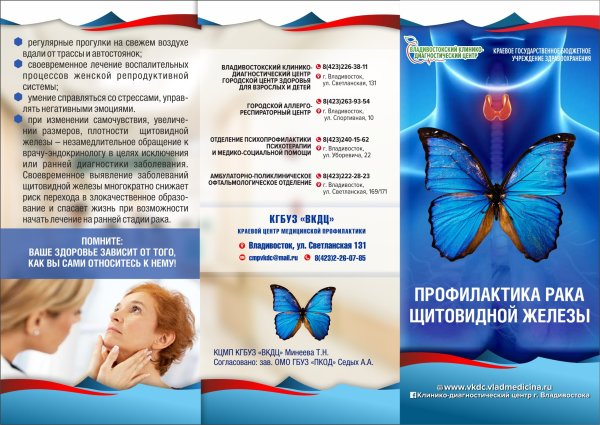 Профилактика заболеваний щитовидной железы памятка