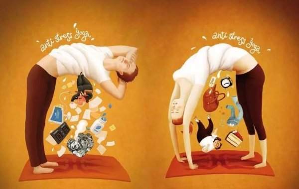 Снятие стресса иллюстрация