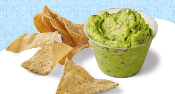 Гуакамоле на белом фоне