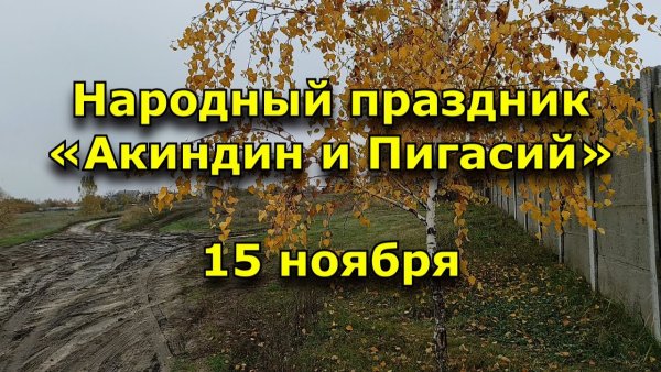 Акиндин и Пигасий 15 ноября