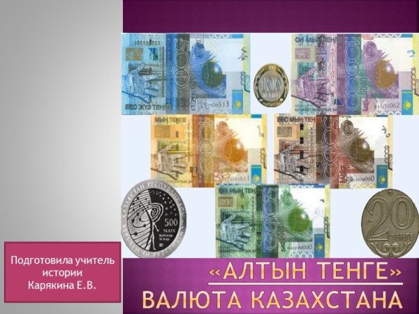 Валюта Казахстана тенге