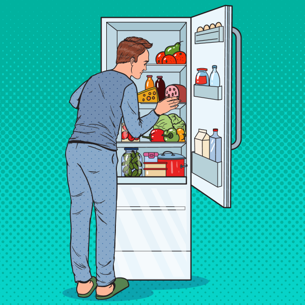 Смешной холодильник