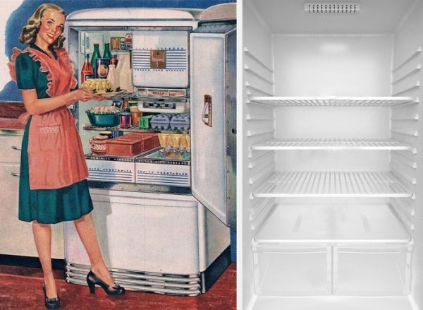 Чистый холодильник