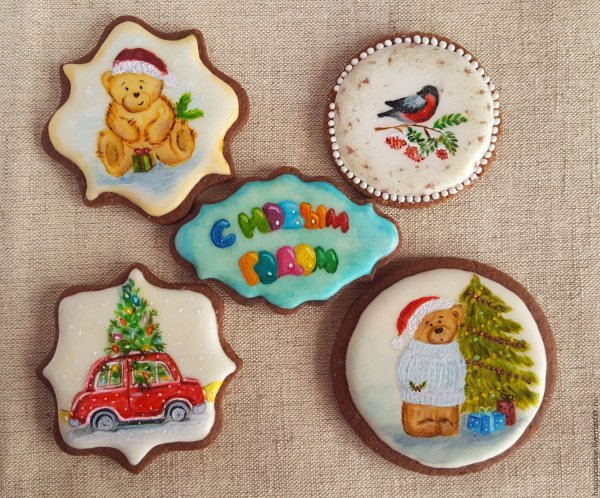 Краски пищевые для росписи пряников