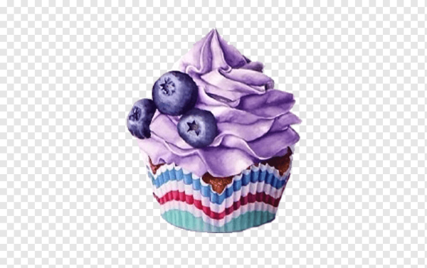 Сладости акварель без фона