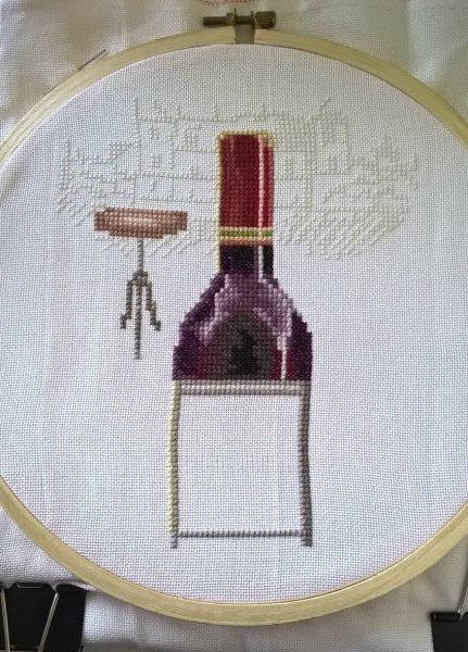 Схема вышивки Зинфандель вино Инна Пешкова
