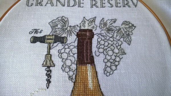 Схема вышивки Зинфандель вино Инна Пешкова